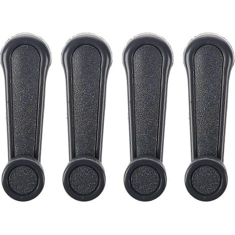 Lot de 8 manivelles universelles en plastique gris pour lève-vitres de voiture (levier fdq) (1/5)