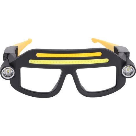 Lunettes LED avec lampe frontale rechargeable USB 5 modes pour la randonnée et le camping (1/5)