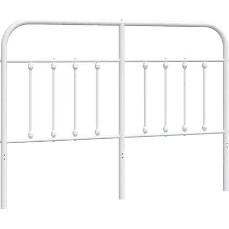 Maison Exclusive - Cabecero de repuesto de metal blanco 140 cm