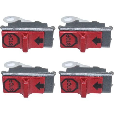 4 pcs Interrupteur marche/arrêt 503717901 pour tronçonneuses Husqvarna 50 51 55 61 142 137 254 257 261 262 268 272 281 288 3120 Pièces (1/5)