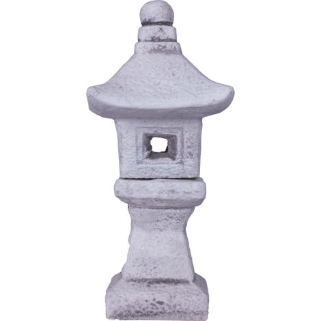 Dekorative Betonskulptur Pagode für Gartenhauslaterne (1/5)