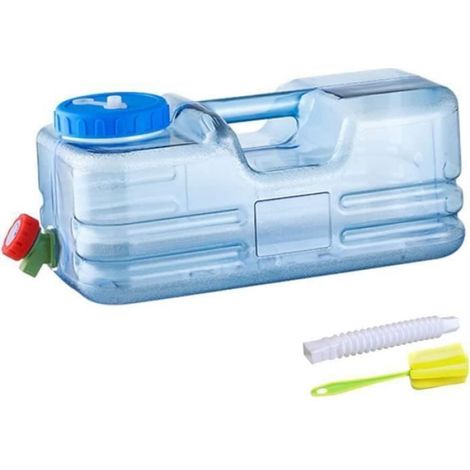 10L Jerricane d’Eau avec Robinet, Reservoir Eau Camping Car, Bidon d'eau avec Poignée, Bidon Alimentaire bleu COLLECTEUR D'EAU (1/3)