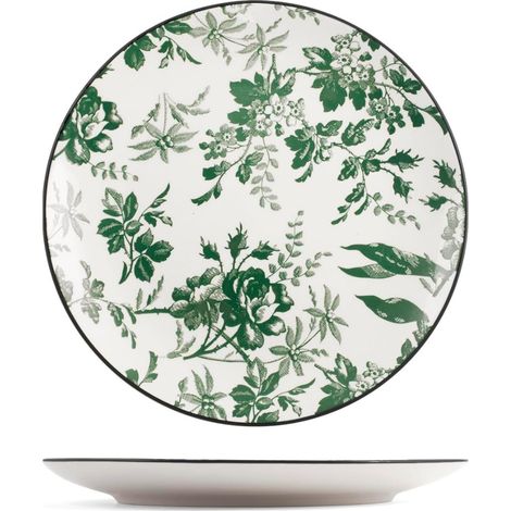 6 x assiettes MARGARET - 27cm - Porcelaine - H&H