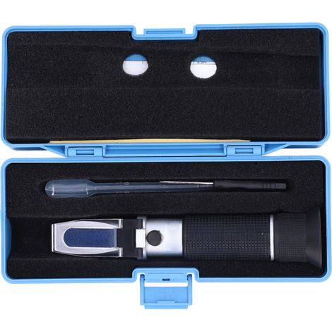 Réfractomètre Brix à double échelle, outil de mesure portatif pour la fabrication du sucre