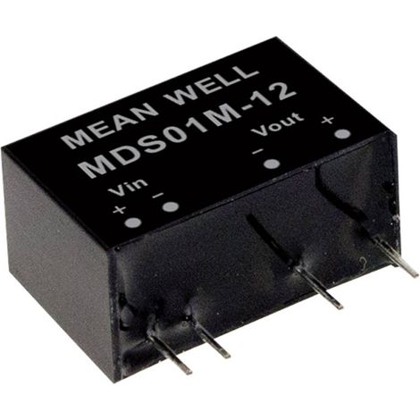 Module convertisseur CC/CC Mean Well MDS01L-12 Nbr. de sorties: 1 x 84 mA 1 W 1 pc(s) Q128572 (1/2)