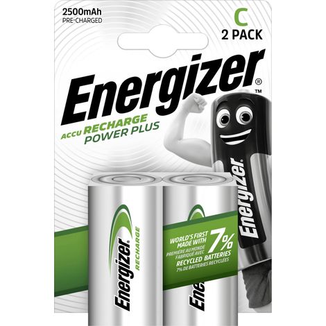 Energizer Power Plus HR14 Baby (C)-Akku NiMH 2500 mAh 1.2 V 2 St.