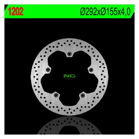 Disco freno anteriore NG Yamaha YZF/MT 125 2008-2014 292x155x4 mm