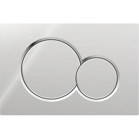 Pour Plaque de déclenchement Geberit Sigma01 pour rinçage double touche: chromé brillant (115.770.21.5) (1/4)