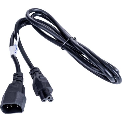 Câble d'alimentation Akyga AK-NB-09A, rallonge IEC C5/C14 en forme de trèfle, 1,5 m
