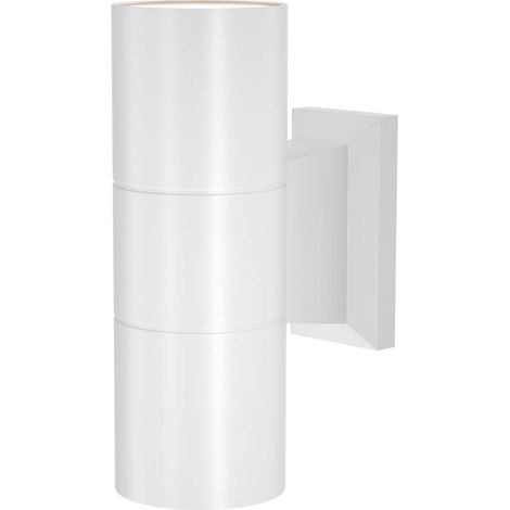 Applique murale applique extérieure applique murale maison IP54 blanc GU10 hauteur 18cm (1/3)