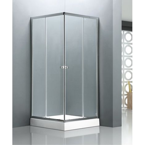 Box doccia cabina falco vetro trasparente 5mm 70x70x185h brixo - fraschetti (1/4)
