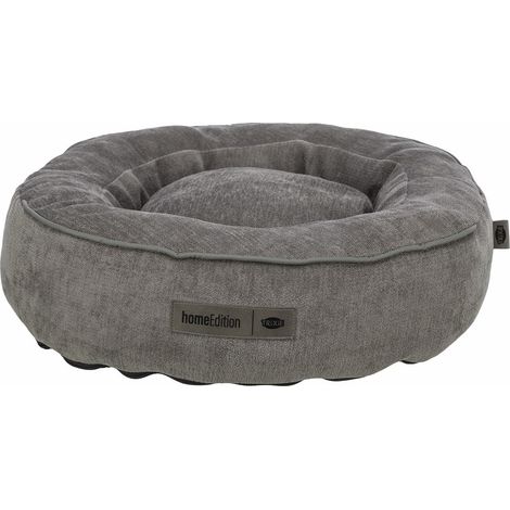 Hundekorb - TRIXIE - VITAL LENNOX - Chenille-Stoff - Ø 60 cm - Grau