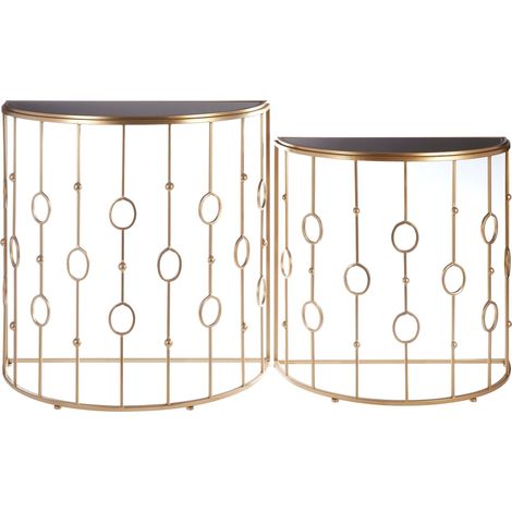 Interiors by Premier Sleek And Sturdy Art Deco Console Tables, Durable Hallway Table, Easily Maintained Modern Console Table (1/5)