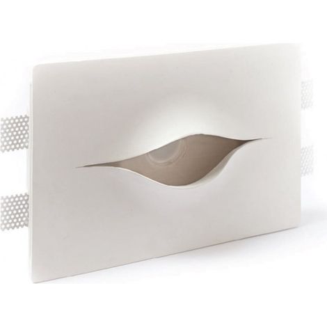 TrAdE Shop Traesio - Porta Faretto Gu10 A Incasso In Gesso Occhio Osiride Verniciabile A Scomparsa Csf 150 - (1/5)