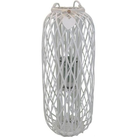Lanterna Bernadette   in Vimini Bianco (1/2)
