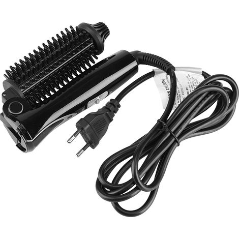 Fer à friser céramique tourmaline ionique, brosse à cheveux pliable, outils de coiffure pour l'Europe (1/5)