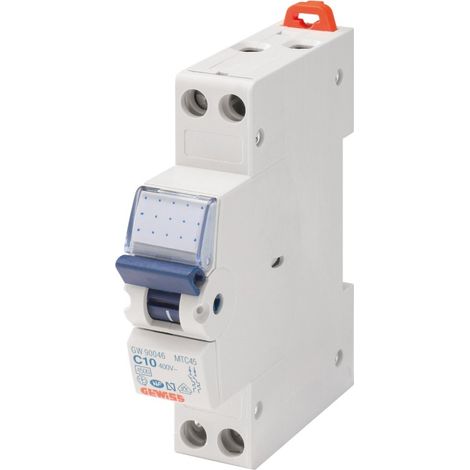 GEWISS GW90025 - Interruttore magnetotermico 1P+N C6 4500A (1/6)