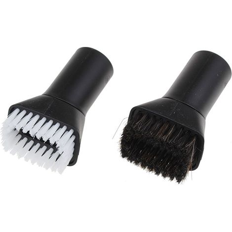 Set de brosses aspirantes pour Kärcher Home & Garden – 2 brosses avec poils durs et doux – Nettoyage en profondeur et délicat