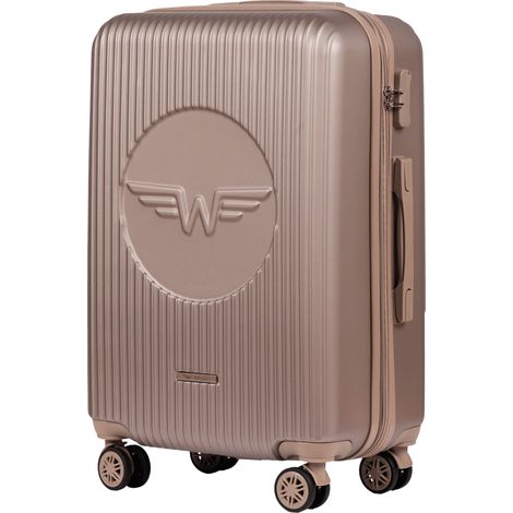 Maleta mediana Wings Swallow 3.0 Champagne de 24 pulgadas