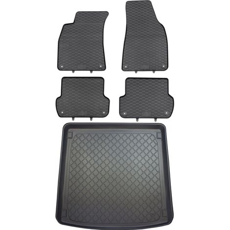 Audi A4 B6 B7 Kombi von 11/2001-03/2008 SET - Gummifußmatten + Kofferraummatte