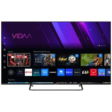 Smart Tech TV QLED 4K UHD 50' (126 cm) 50QV02K VIDAA TV - 3xHDMI - 2xUSB - HDR 10 - Dolby Audio