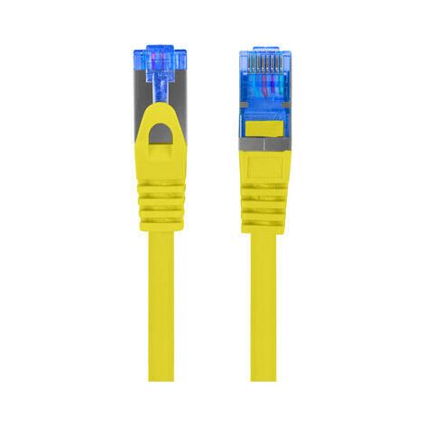 Cable de conexión Lanberg S/FTP cat.6A 0,25 m lszh CCA fluke aprobado amarillo