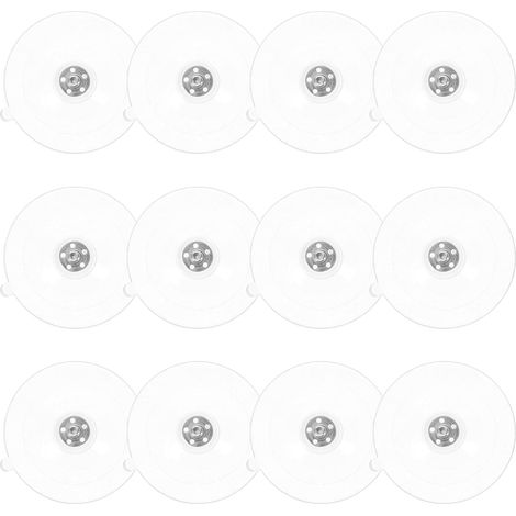 Lot de 20 Ventouses Transparentes en Pvc M59 63 avec Filetage, Petites Ventouses Réutilisables à Vis pour Carrelage, Vitrines et Organisation de Rangement Maison