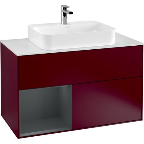 Villeroy & Boch G361HGHB Armoire sous lavabo Finion G36 (1/2)