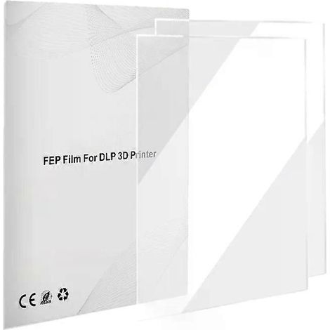 2 Stück FEP-Folien 280 x 200 x 1 mm SLA LCD Trennfolie Fotoempfindliche Harzfolie für Harz für SLA DLP 3D-Drucker (1/4)