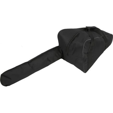 Robuste, tragbare, wasserdichte Kettensägentasche aus Oxford-Gewebe für Holzfäller (schwarz) (1/5)