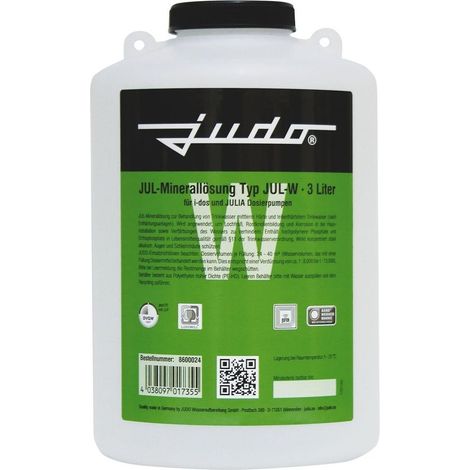 JUDO JUL-W 3 Liter JUDO Minerallösung Dosierflüssigkeit 8600024