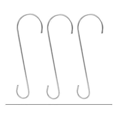 6pc Bird Feeder Hanging Hooks 'S' Hooks Strong Rust Resistant Bird Feeder Hooks Plant Hanger Tree Branch Hook Garden Outdoor Hanging Heavy Duty Hardwearing (1/5)