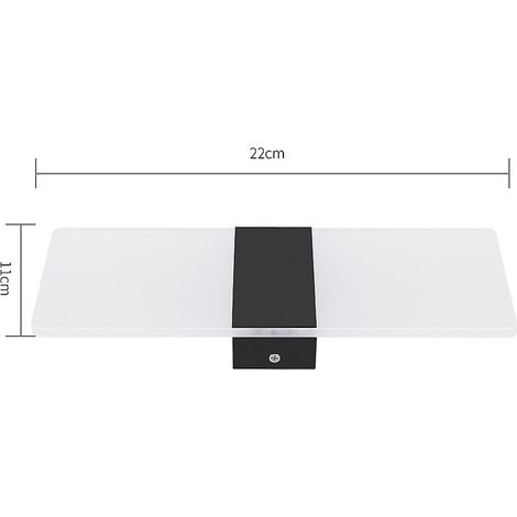 LED-Wandleuchte 6W 22x11cm Wasserdicht Hohe Helligkeit für Schlafzimmer Wohnzimmer