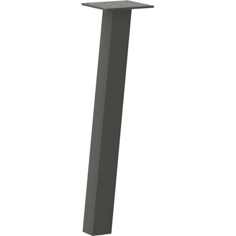Maison Exclusive - Couchtischbeine 4 Stk. Anthrazit 30 cm Stahl