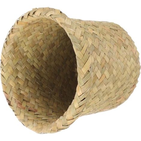 Poubelle Tressée en Marine, Pratique et Légère, Corbeille Multifonction Élégante pour Décor Maison et Bureau, Style Simple et Chic (1/5)