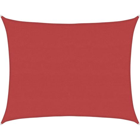 Vela Parasole  Telo Ombra  Parasole a Vela 160 g/m² Rossa 6x7 m in HDPE (1/5)