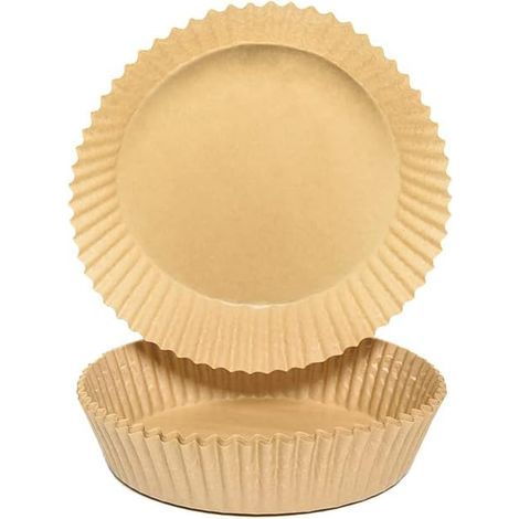 50 Pièces Papier Cuisson Air Fryer, 6,3 Pouces Air Fryer Disposable Paper Liner, Doublures en Papier de Friteuse à Airpour Micro-ondes Air Fryer Friteuse Air Chaud Fours Cuiseurs Vapeur (1/5)