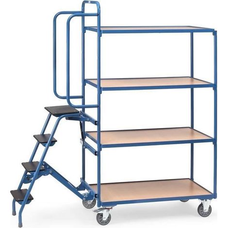 Chariot de manutention fetra 2108 acier capacité 250 kg