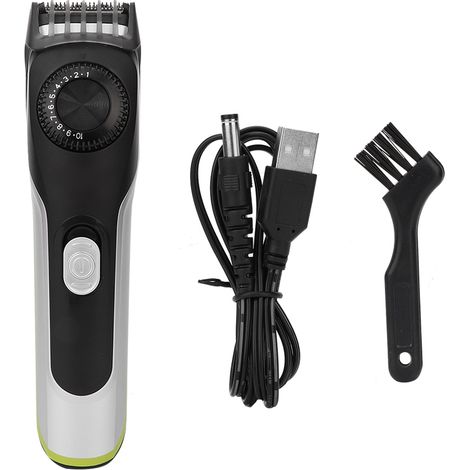 Tondeuse À Cheveux Électrique - Tondeuse À Barbe Étanche - Coupe-Chèvres USB Rechargeable - Pour Taille Précise Des Côtés Et De La Barbe - 1 Pièce (1/5)