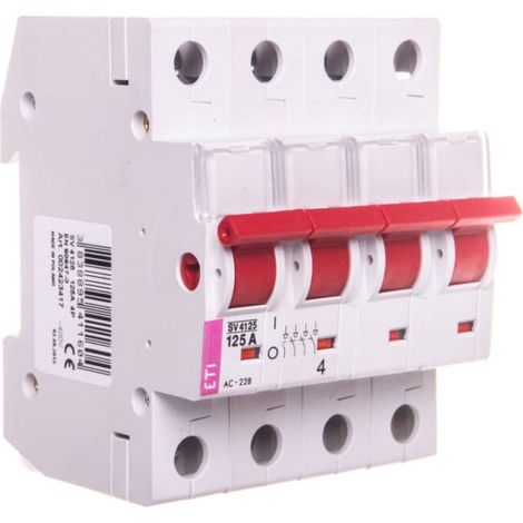 Interruptor-seccionador modular 125A 4P 400V SV 4125 002423417