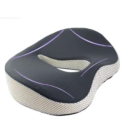 Coxis Viscoelastic Cushion for Office Chair, Gaming, Car, Relief of Back, Hemorrhoids or Back Pain, Orthopedic Pillow with Memory Foam for Seat (1/5)