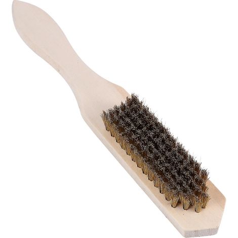Brosse en fil de cuivre, brosse de nettoyage durable, brosse de polissage, brosse antirouille (1/4)