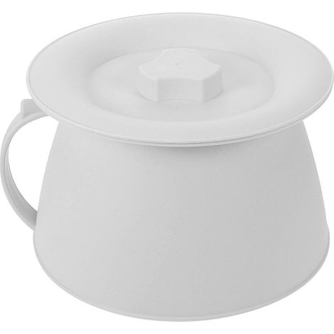 Urinoir de chevet portable Uni avec couvercle