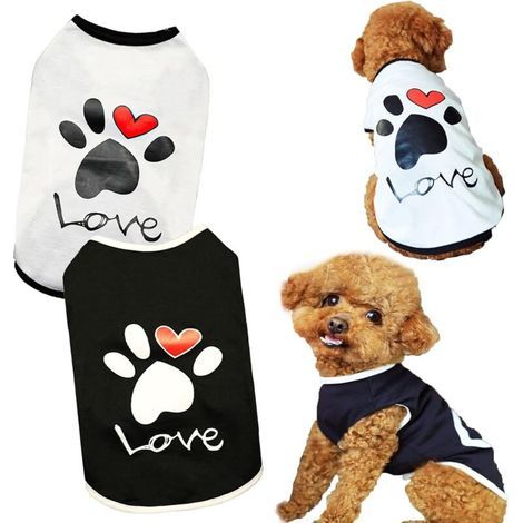 pair Lot de 2 t-shirts pour chiots (XL)-Fei Yu