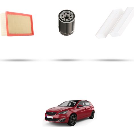 Kit tagliando 3 filtri compatibile con Peugeot 308 II 1.2 VTi 60kw dal 2013 (1/5)