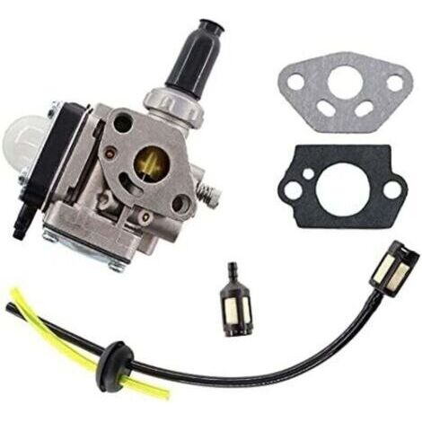 Carburateur pour débroussailleuse avec moteur Kawasaki TH43/TH48, tondeuse à gazon, filtre à essence universel et joint (1/4)