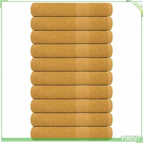 Serviette de sauna - 136817 - Lot de 10 - 80 x 200 cm - 360 g/m² 100% coton (1/5)