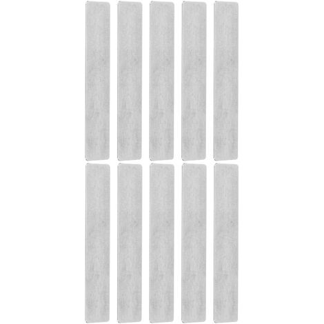 RHG 10 pièces accessoires de pompe rectangulaire en fonte de plaque de soupape de compresseur d'air pour cylindre de 51mm (1/5)