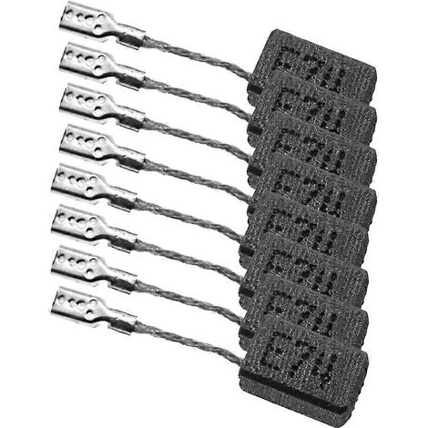 Pour meuleuse GWS 7-100 1619P02870 E74 et Bosch 1619P02892 7-125, etc. : 8 balais de charbon (1/5)