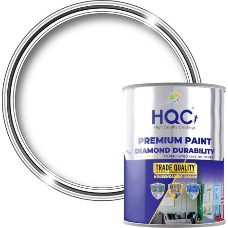 HQC Furniture Paint - Quick Dry, Durable & Scratch Resistant - Brilliant White - 1L (1/5)